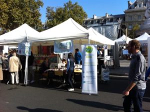 Zero Waste France's stall at Alternatiba Paris