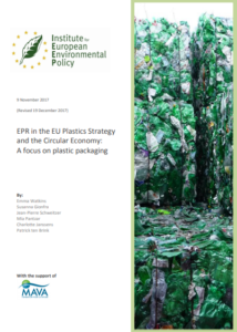 EPR in the EU Plastics Strategy and the Circular Economy: A focus on plastic packaging