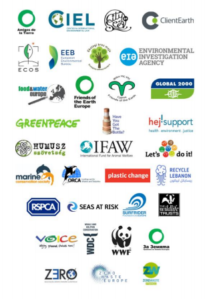 Letter to the Members of the European Parliament: cut single-use plastic!