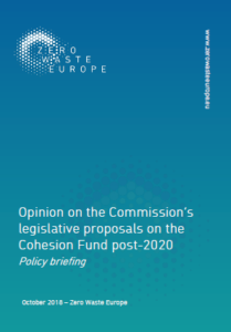 Policy briefing on the Cohesion Fund post-2020