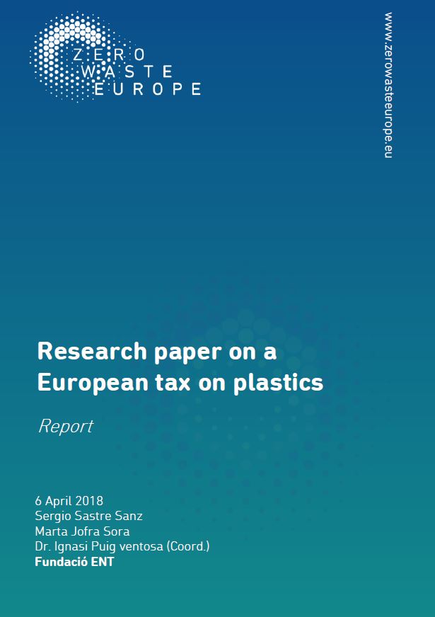 Research paper on a European tax on plastics