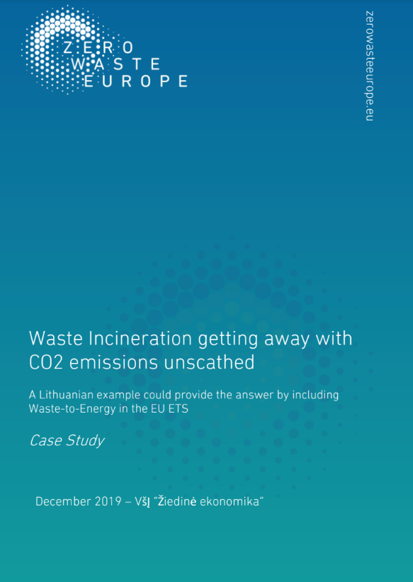 Waste Incineration getting away with CO2 emissions unscathed