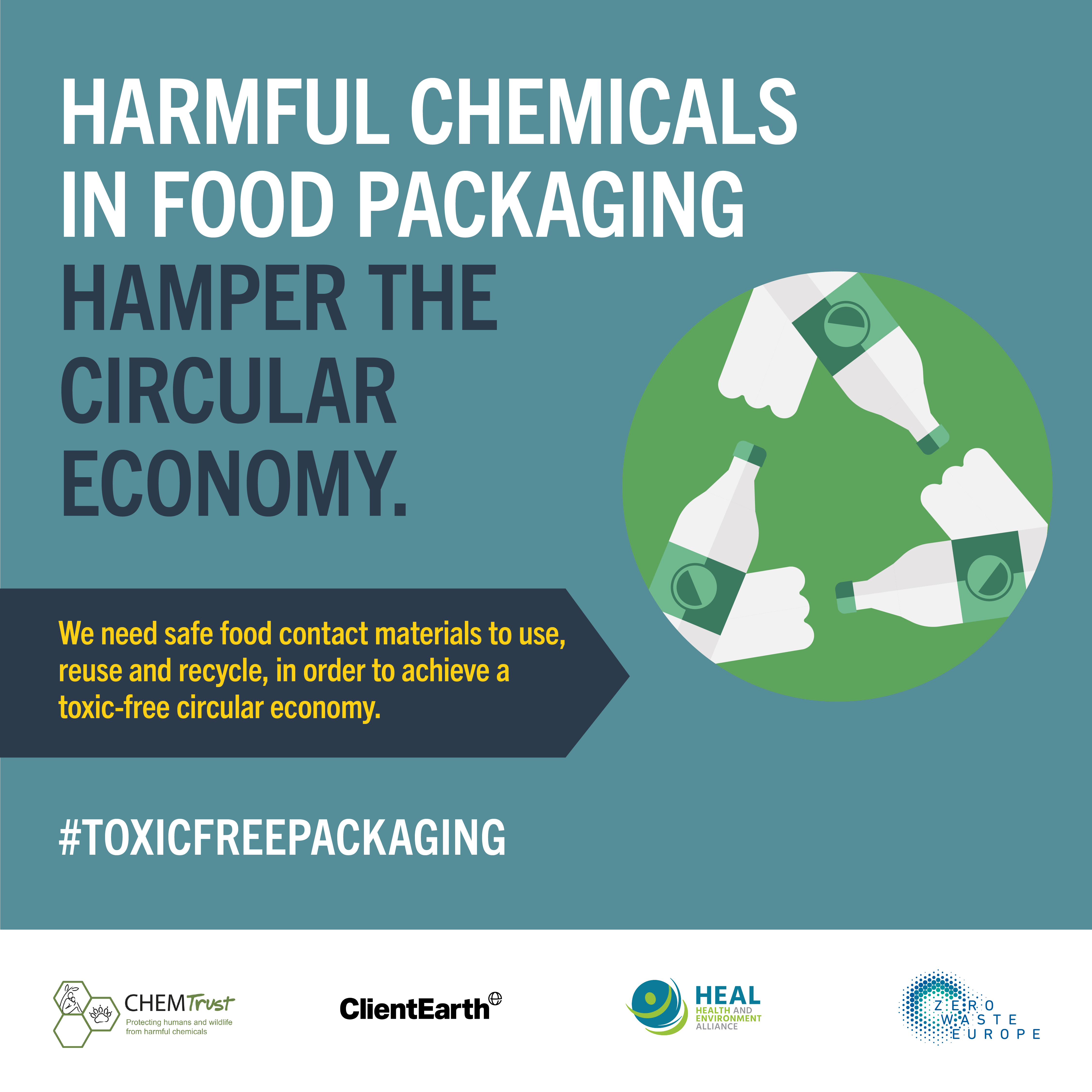 Harmful chemicals in food packaging hamper the circular economy