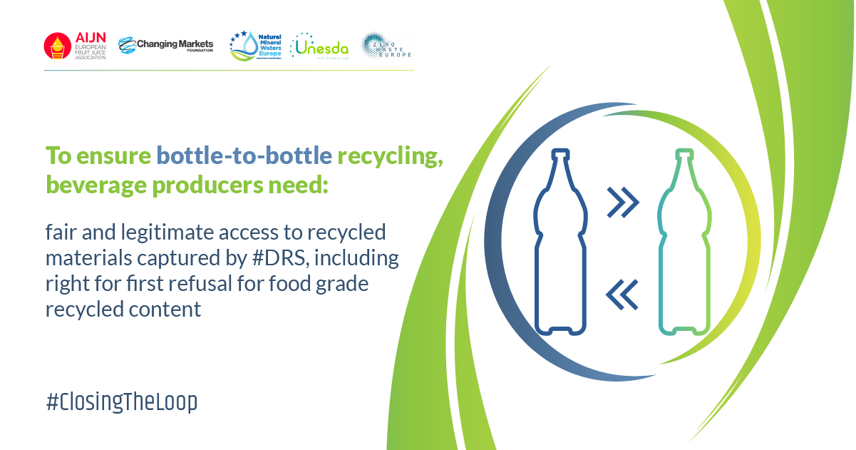 Visual for press release on closed loops recycling