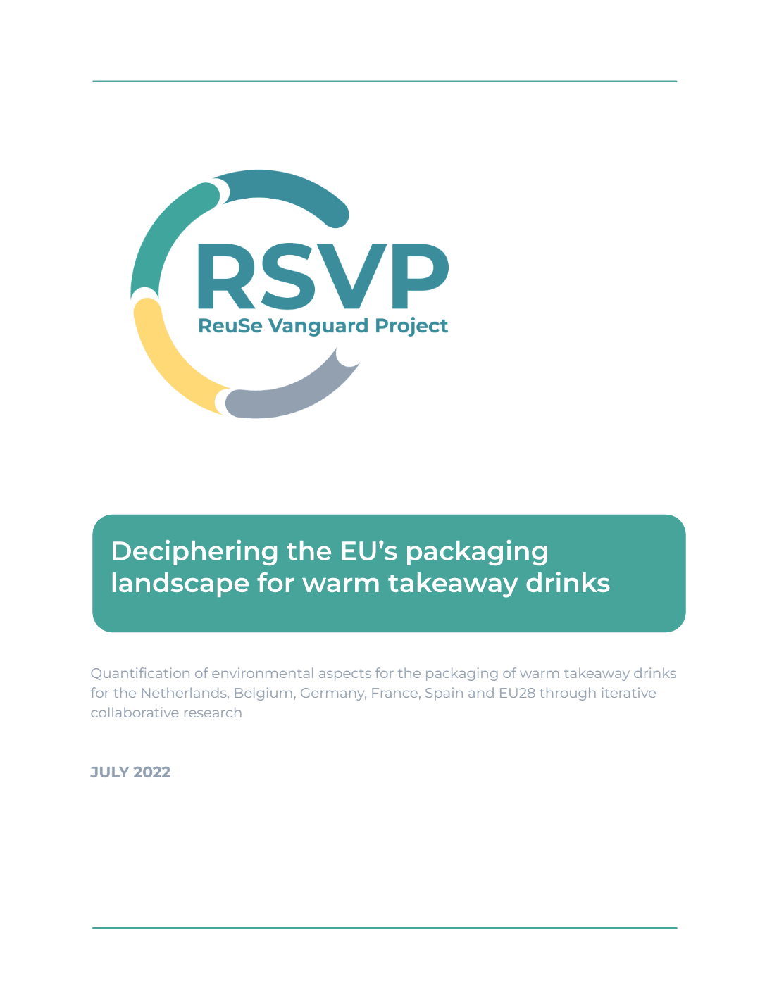 Sectoral report – EU packaging landscape for warm takeaway drinks