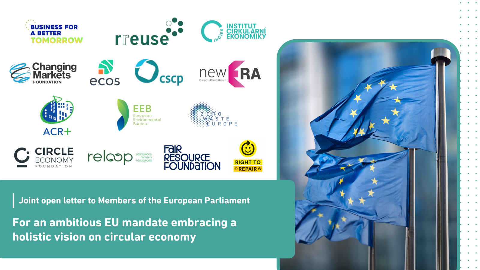 Open letter: for a holistic vision on circular economy – European Environmental Bureau