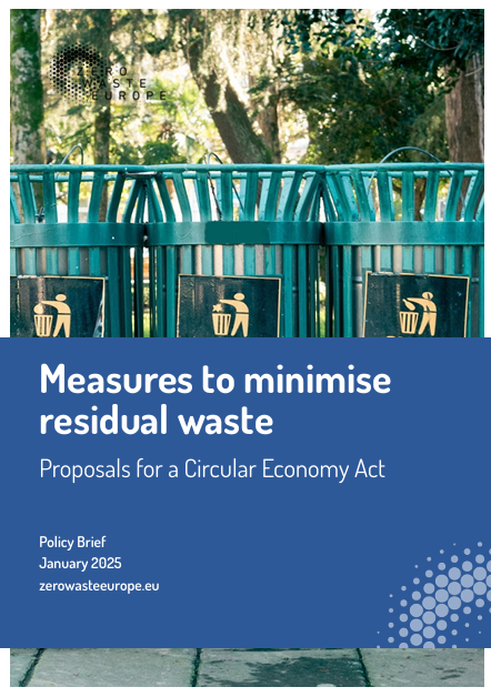Measures to minimise residual waste: Proposals for a Circular Economy Act