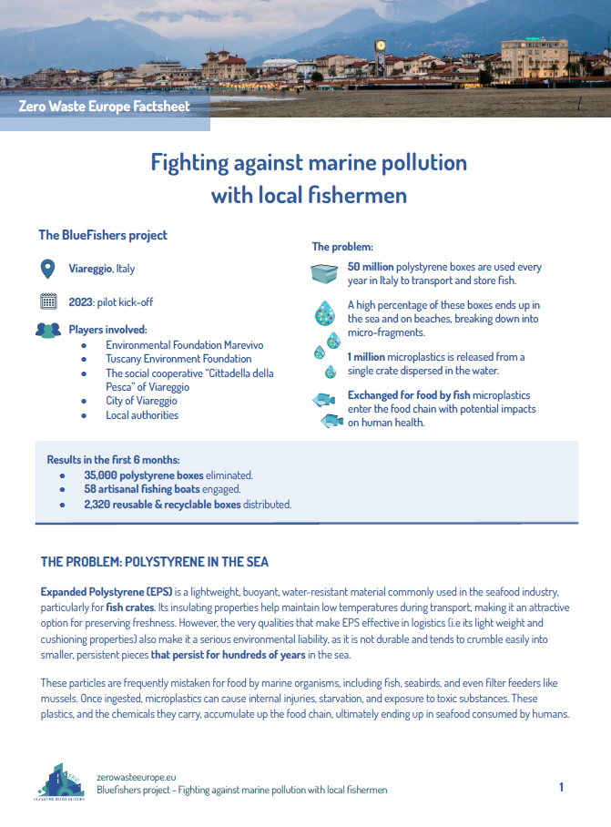 Fighting against marine pollution with local fishermen