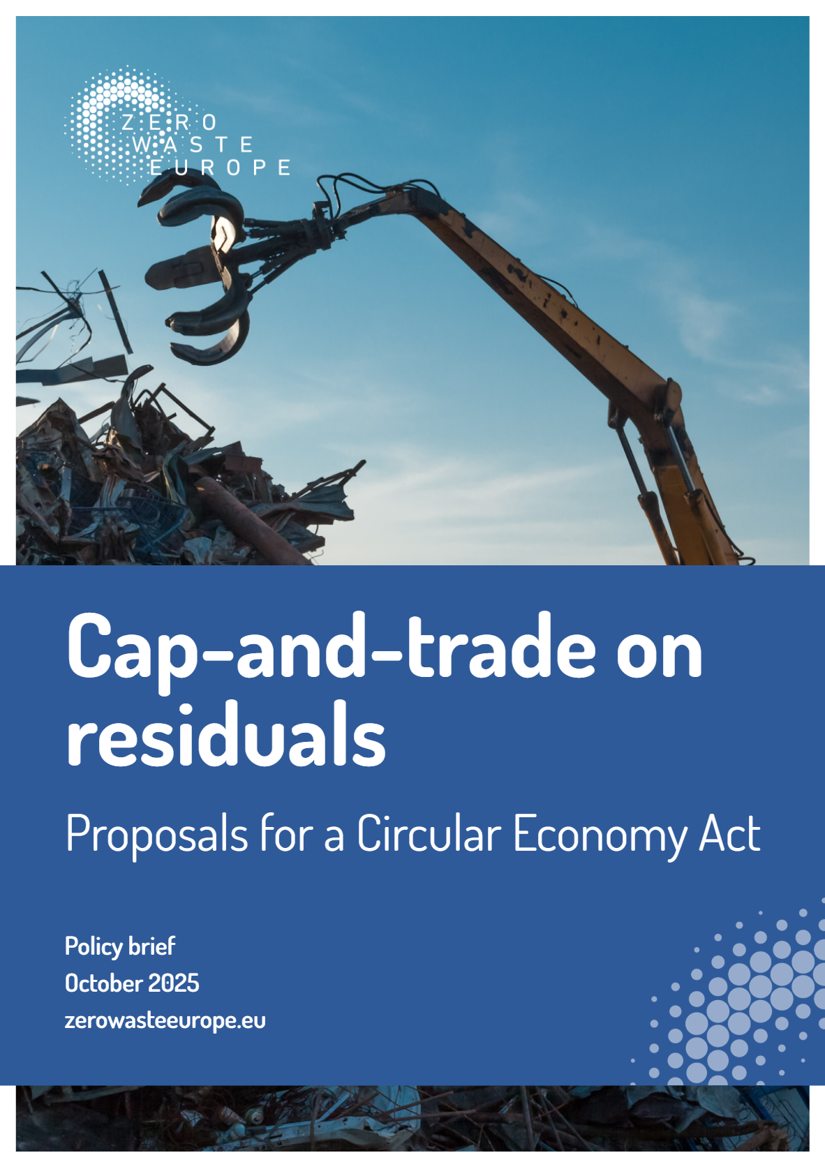 Cap-and-trade on residuals: Proposals for a Circular Economy Act