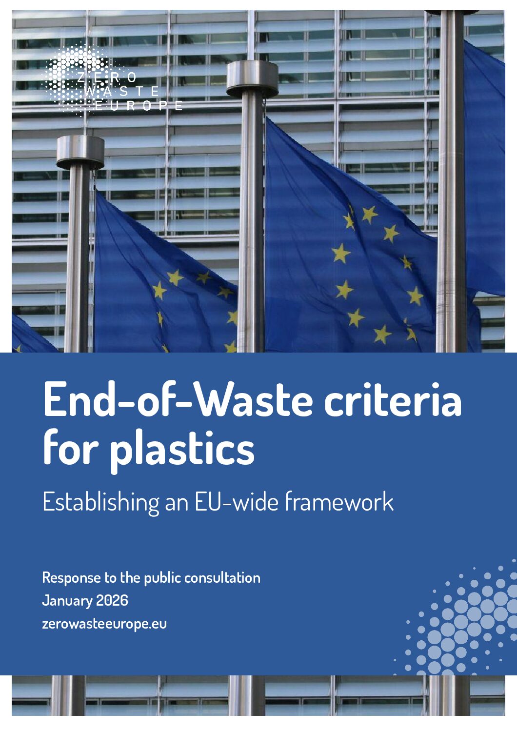 Response to the consultation | End-of-Waste criteria for plastics: Establishing an EU-wide framework